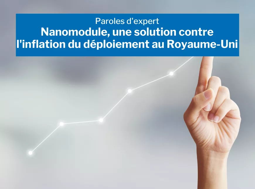 Nanomodule pour le Royaume-Uni : le câble aérien  innovant permettant un accès simplifié et rapide à la fibre