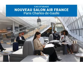 Nouveau salon Air France Paris Charles de Gaulle