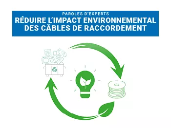 Nouveau touret plastique 100% recyclé et recyclable pour le câble de raccordement abonné