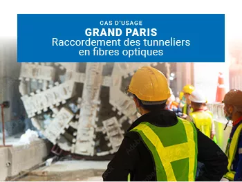 ACOME raccorde en fibres optiques les tunneliers du Grand Paris