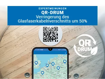 Cut fibre cable wastage by 50% with QR-Drum digital Platform